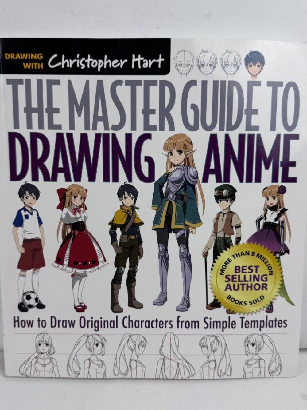 The Master Guide to Drawing Anime by Christopher Hart How to Draw Manga Book PB